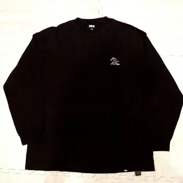 FTC x Peanuts 찰리 브라운 블랙 긴팔 T셔츠 XL