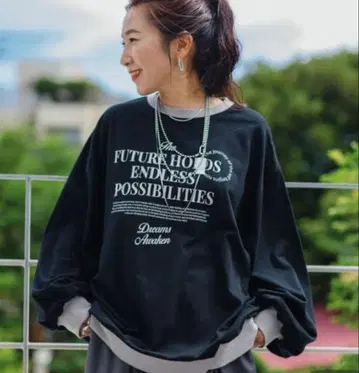니코앤드 be with MMisayo 리메이크 라이크 풀오버 블랙 새상품