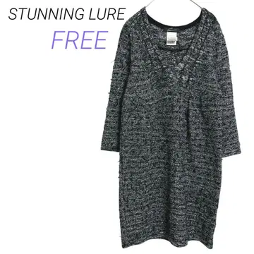 STUNNING LURE [ FREE ] 7부 소매 니트 원피스