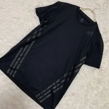 adidas 로고 T셔츠 블랙 S 스포츠 액티브