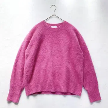 SLOBE IENA 슬로브 이에나 폭스 캐시미어 풀오버 핑크 F