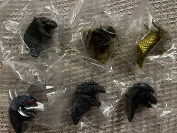 제일복권 고질라 대괴수 열전 몬스터 헤드 마그넷 컴프 세트