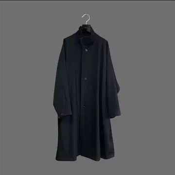 CABaN S 울 개버딘 스탠드 카라 코트