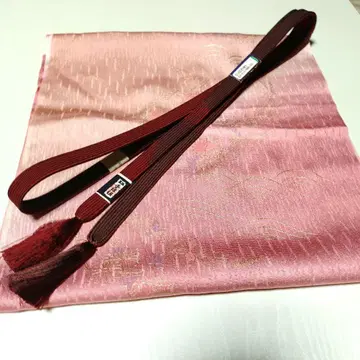 허리띠 오비 장식 천 세트 순수 실크