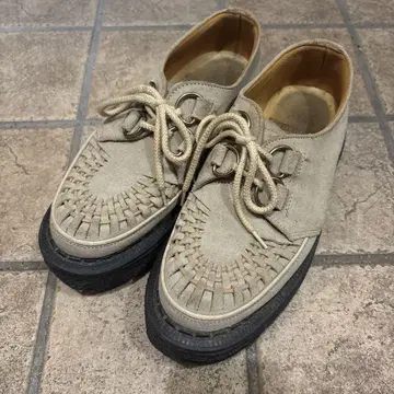 GEORGE COX 잉글랜드제 스웨이드 러버 솔 신발 UK:4