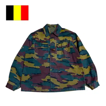 벨기에군 지그소 카모 밀리터리 셔츠 자켓 카모플라쥬 군용 ARMY