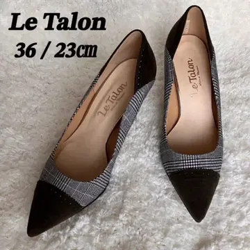 컨디션 최상 Le Talon 탈론 하이힐 펌프스 베이지 23cm
