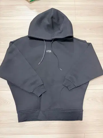 [ GYDA ] 블랙 로고 BIG 후드티