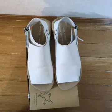 쉐이크인클로크 샌들 합성 피혁 일본제 개구리 마크 신발 L 사이즈