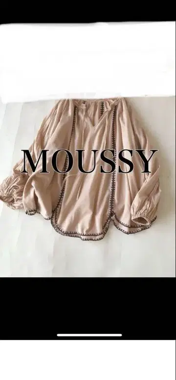 MOUSSY 긴팔 블라우스