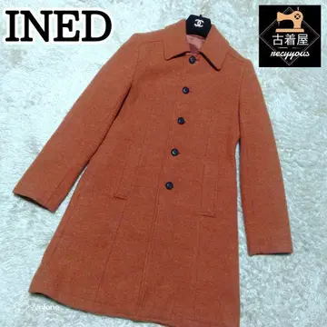INED 울 A라인 롱 코트 가을 겨울 이네드