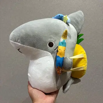 외출 아기 상어 후쿠야 캐릭터 복권 A상 봉제 인형 유원지에 외출