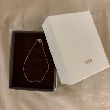 ete 골드 체인 팔찌 K10