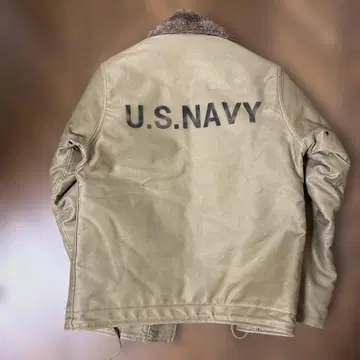 USN 로고 밀리터리 자켓 사이즈 34