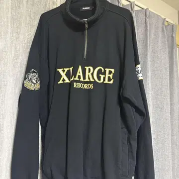 XLARGE 블랙 집업 트레이닝복