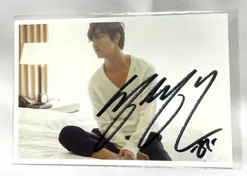 동방신기 공식 엽서 친필 사인 창민