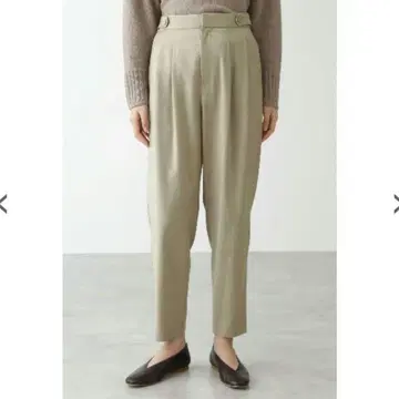 휴먼 우먼 WR 사키소니 팬츠 베이지 M