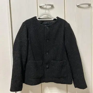 FEKETE 노카라 블랙 자켓