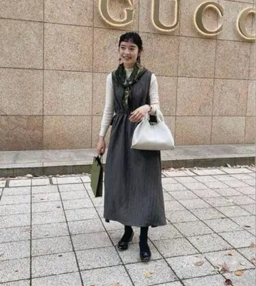 harenoti 릴랙스 트위드 원피스