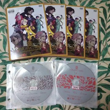 HIGH CARD DVD 전4권 전12화 애니메이션