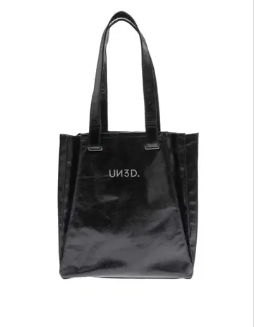UN3D. METALLIC ORIGAMI TOTE 블랙