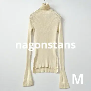나곤스탠스 nagonstans 하이넥 리브 니트 티셔츠 터틀넥
