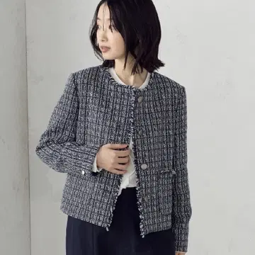 컴시즘 COMME CA ISM 트위드 자켓
