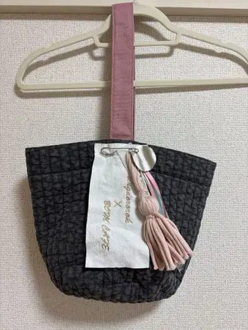 봄 카페 홀리데이 누비백 차콜 그레이