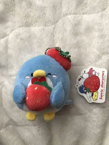 턱시도샘 냠냠 과일 딸기 딸기 마스코트 봉제 인형