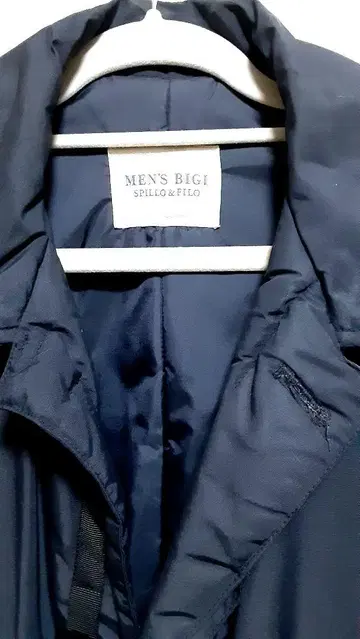MEN'S BIGI 블랙 나일론 다운 코트 Lsize