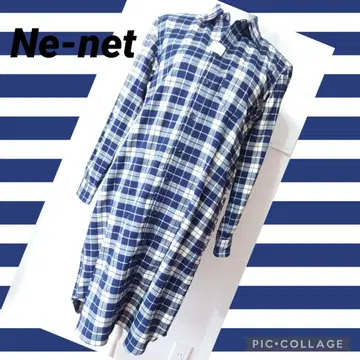 네넷 셔츠 원피스 새상품 Ne-net 유니클로 무인양품 플란넬 셔츠