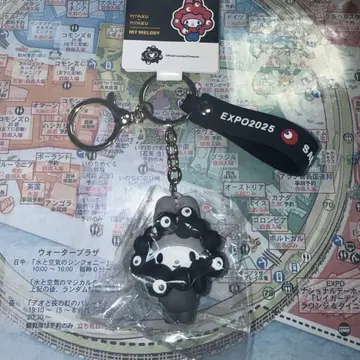 [ 마이멜로디 ] 블랙 미야쿠미야쿠  키링 새상품