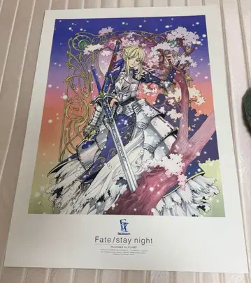 Fate CLAMP 세이버 아르토리아 포스터