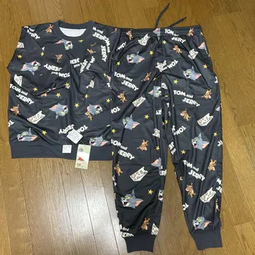 TOM and JERRY 룸웨어 M 차콜 그레이