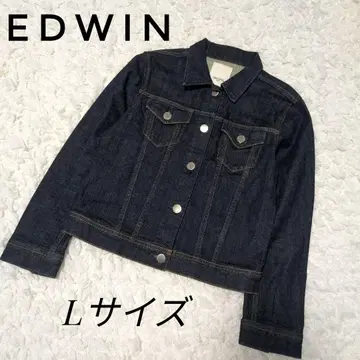 SOMETHING EDWIN 에드윈 데님 자켓 G 다크 네이비 L