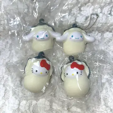 산리오 캐릭터즈 후뉴후뉴 마스코트 나리키리 오이스터 [ 낱개 판매 ]
