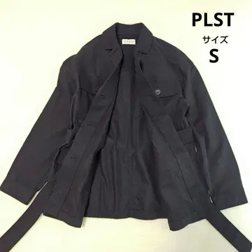 PLST 플라스테 점퍼 아우터 트렌치코트 블랙 S