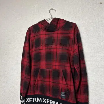 초레어 디자인 Xfrm 후드티 체크 M 사이즈
