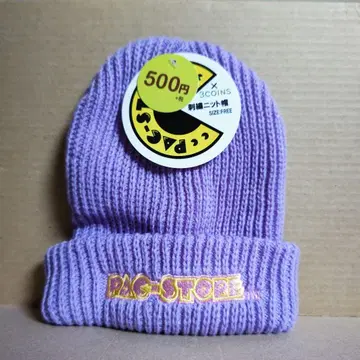 PAC-MAN 자수 PAC-STORE 니트 모자