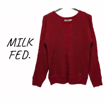 MILKFED. 새상품급 크루넥 긴팔 니트