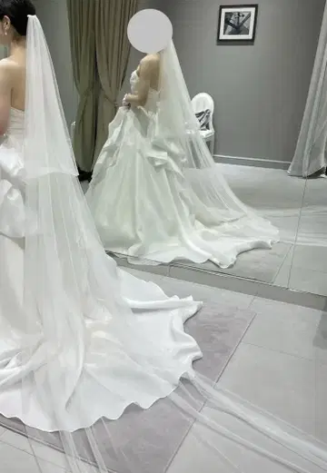[ 새상품급 ] 타카미 브라이덜 웨딩 베일 심플 롱