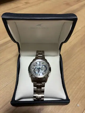CASIO OCEANUS 손목시계 실버 크로노그래프