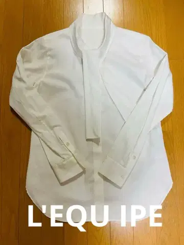 L'EQU IPE 화이트 셔츠 사이즈 38