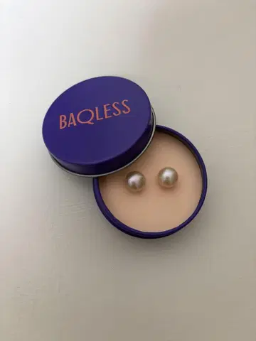BAQLESS 담수 진주 귀걸이