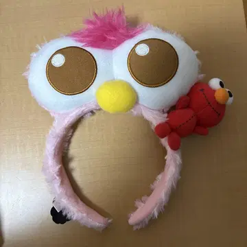 USJ 엘모 부착 모피 머리띠