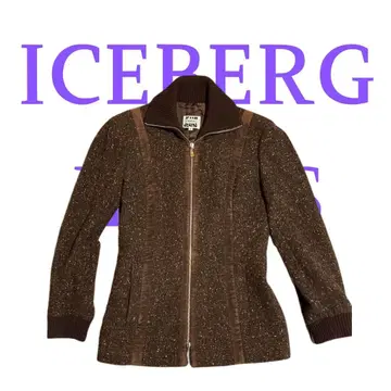 [새상품급] 아이스버그 풀 집업 울 자켓