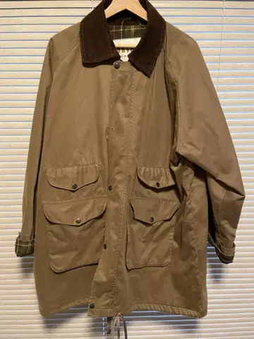 PORTRAITE 베이지 코듀로이 옷깃 커버올