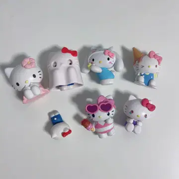 산리오 헬로키티 가챠가챠 캡슐 토이 7개 세트