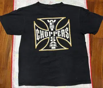 CHOPPERS 블랙 T셔츠
