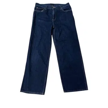 즉시 구매 OK! 유니클로 다크 블루 스트레이트 데님 71cm
